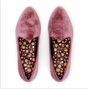 NIB Birdies Velvet Heron Flat - Raspberry - 9.5